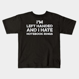 Left Handed Humor Kids T-Shirt